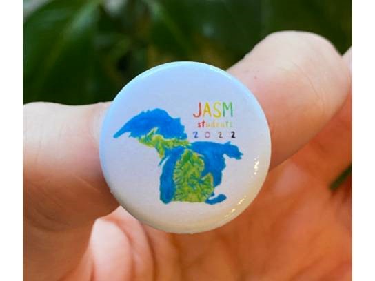 JASM Student Button: $3